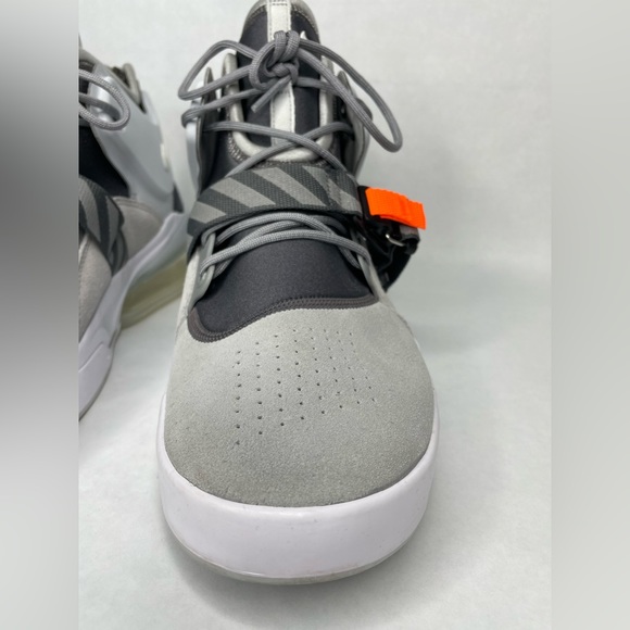 EUC Nike Air Force 270 Wolf Grey Sail White Sneaker Shoes AH6772 002 Size 13 Men - Picture 3 of 11